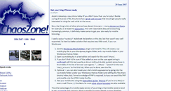 Desktop Screenshot of chaoszone.org